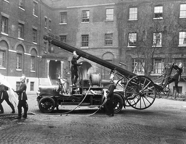 Self-propelled fire engine at LFB Southwark HQ