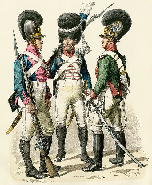 Perth reembolso Específico French uniforms during the Napoleonic Wars (Photos Framed Prints...)  #5882376