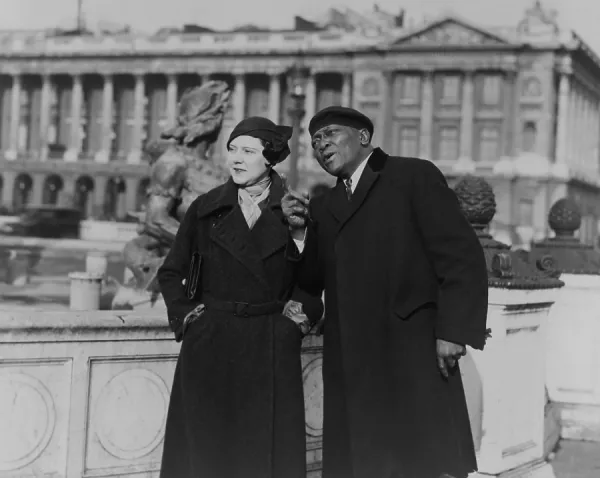 Jack Johnson and Irene Pineau, Paris Print, 1933. Art Prints, Posters &  Puzzles from Everett Collection