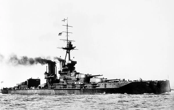 0015270. SHIPS: HMS IRON DUKE.. HMS Iron Duke, launched in 1912
