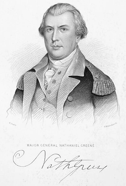 (1742-1786). American Revolutionary officer. Stipple engraving, American, 19th century