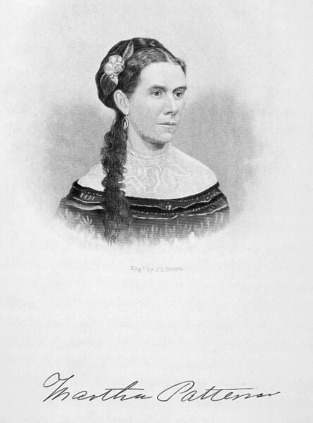 (1838-1901). Daughter of President Andrew Johnson. Steel engraving, c1870, by John Chester Buttre