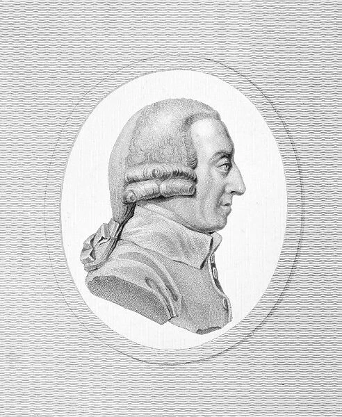 ADAM SMITH (1723-1790). Scottish economist. Engraving after a medallion, 1787, by James Tassie