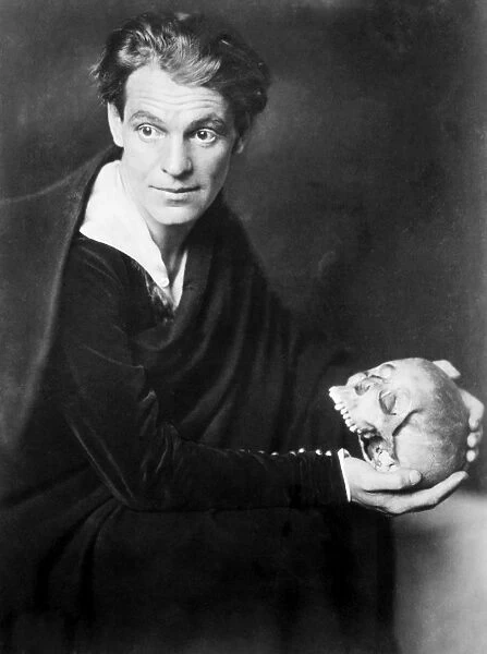 ALEXANDER MOISSI (1880-1935). Albanian actor. In the title role of William Shakespeares Hamlet, 1930