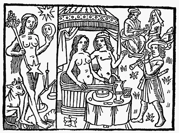 ALLEGORY OF VENUS, 1496. Personification of Venus, star of love, gaiety and music