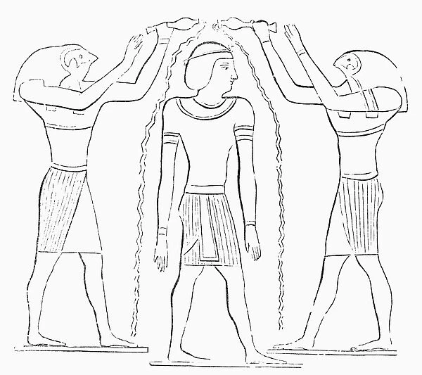ANCIENT EGYPT: ANNOINTING. Ancient Egyptian mode of annointing