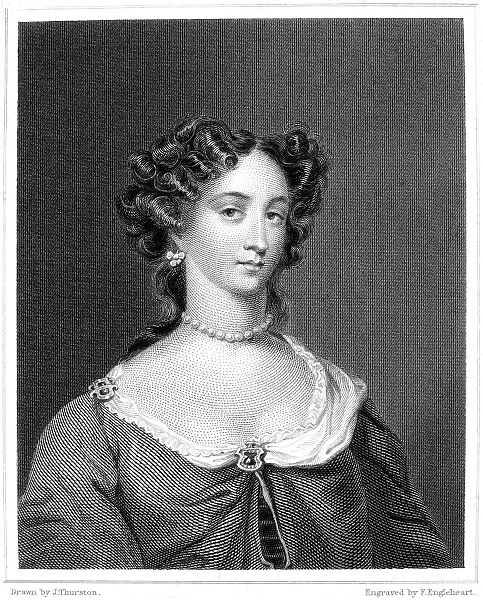 ANNE KILLEGREW (1660-1685). English poet and painter. Steel engraving, 1822, after Sir Peter Lely