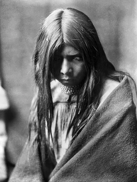 APACHE MAN, c1906. Zosh Clishn, an Apache man. Photograph by Edward Curtis, c1906