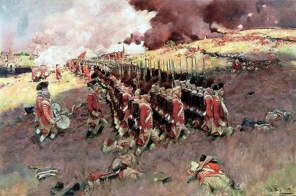 Battle of Bunker Hill: oil on canvas, 1898, by Howard Pyle
