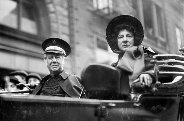 BRAMWELL & EVA BOOTH, 1913. General of The Salvation Army, Bramwell Booth, with his sister