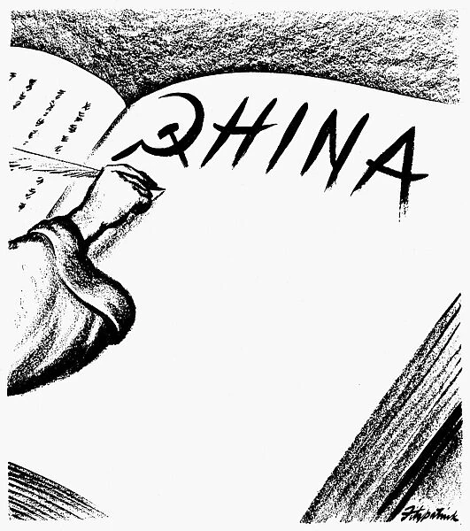 CHINA: COMMUNISM CARTOON. New Page in a Long History #7594871