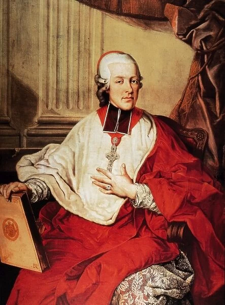 COUNT COLLOREDO (1732-1812). Aka Hieronymus, while Archbishop of Salzburg. Oil on canvas