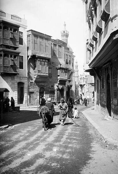 EGYPT: CAIRO. A street scene in the city of Cairo, Egypt