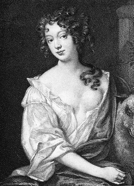 ELEANOR GWYN (1650-1687). Known as Nell. English actress and mistress of King Charles II. Stipple engraving after Sir Peter Lely