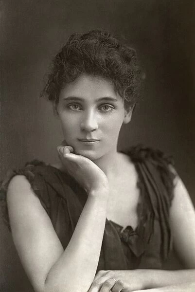 ELIZABETH ROBINS (1862-1952). American actress, writer, and suffragist. Photograph by W