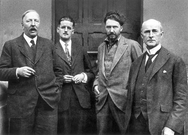 FORD, JOYCE, POUND, & QUINN. Ford Madox Ford, James Joyce, Ezra Pound and John