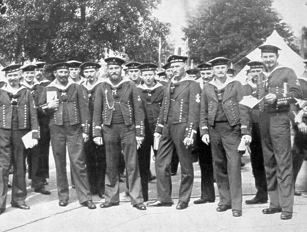 GERMANY: SAILORS, c1914. German sailors, part of the buildup of forces just prior