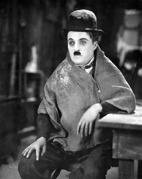 THE GOLD RUSH, 1925. Charlie Chaplin in a scene from The Gold Rush