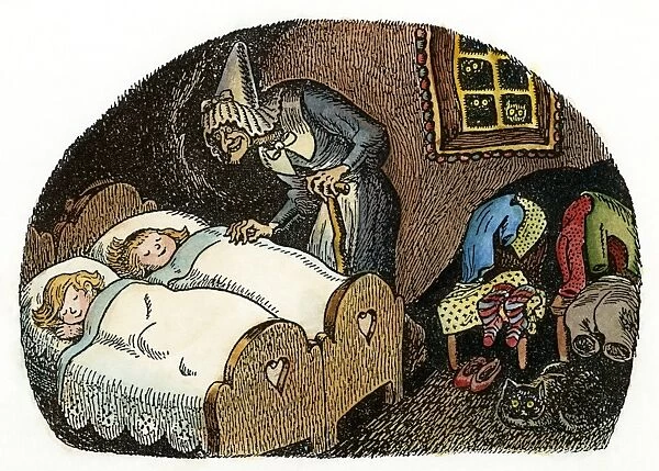 GRIMM: HANSEL AND GRETEL. Tumble in and slumber sweetly said the witch to Hansel