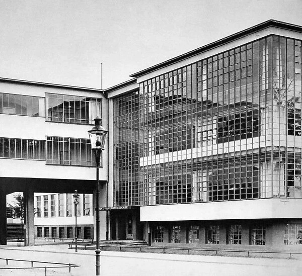 GROPIUS: BAUHAUS. Walter Gropius Bauhaus at Dessau, Germany, 1926