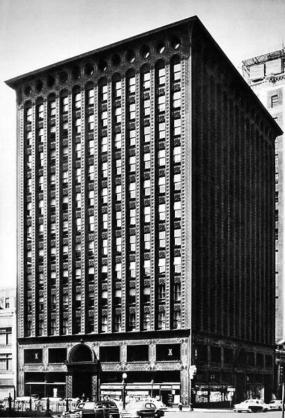 GUARANTEE BUILDING. The Guarnatee Building in Buffalo, New York (1894), designed by Louis H