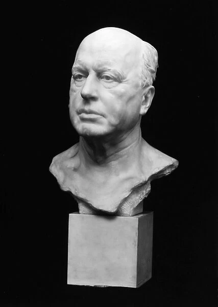HENRY JAMES (1843-1916). American novelist. Marble bust, 1913, by Francis Derwent Wood (1871-1926)