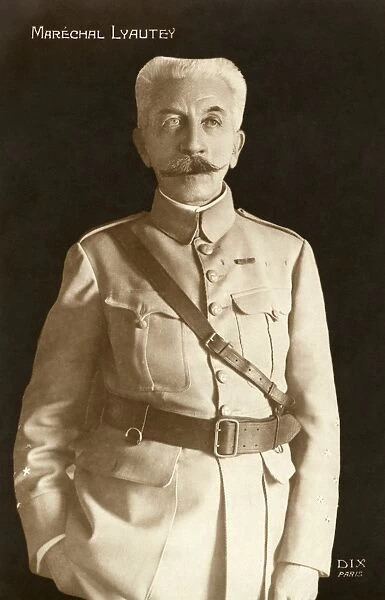 HUBERT LYAUTEY (1854-1934). French Army general and colonial administrator. Photograph