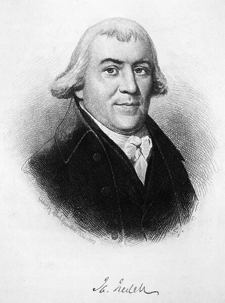 JAMES IREDELL (1751-1799). American jurist. Etching, 1889, by Albert Rosenthal