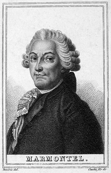 JEAN FRANCOIS MARMONTEL (1723-1799). French writer. Stipple engraving, French, c1800