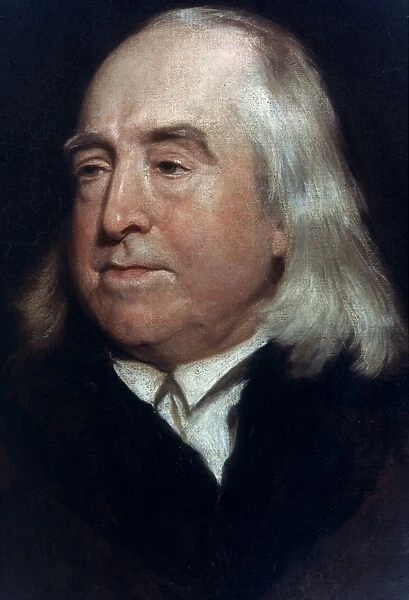 JEREMY BENTHAM (1748-1832). English jurist and philosopher. Oil on canvas (detail)