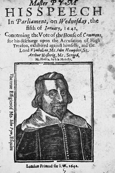 JOHN PYM (1584-1643). English politician