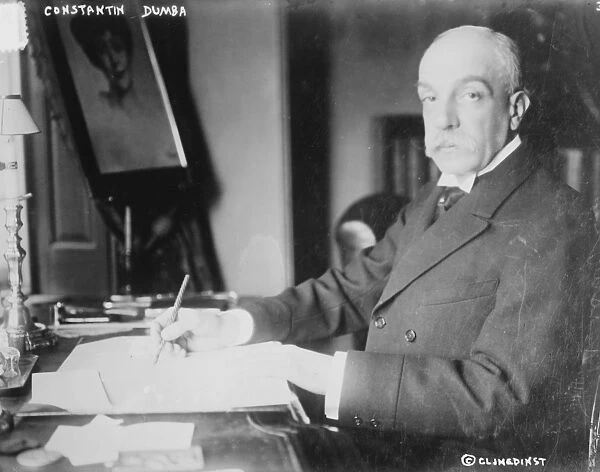 KONSTANTIN DUMBA (1856-1947). Austro-Hungarian diplomat to the United States accused