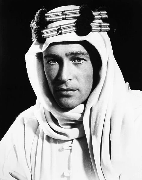 LAWRENCE OF ARABIA, 1962. Peter O Toole in the title role