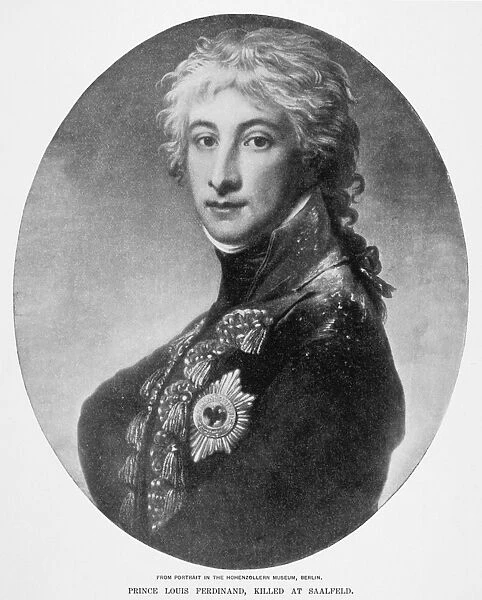 LOUIS FERDINAND (1772-1806). Prussian Prince and soldier