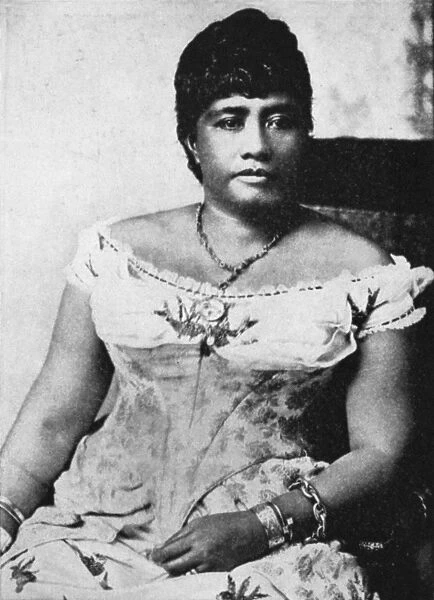 LYDIA KAMEKEHA LILIUOKALANI (1838-1917). Queen of Hawaiian Islands, 1891-93
