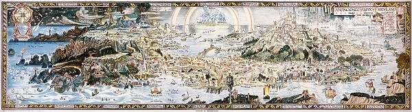 MAP: FAIRYLAND, c1920. An Anciente Mappe of Fairyland: Newly Discovered and Set Forth