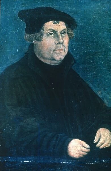 MARTIN LUTHER (1483-1546). German religious reformer