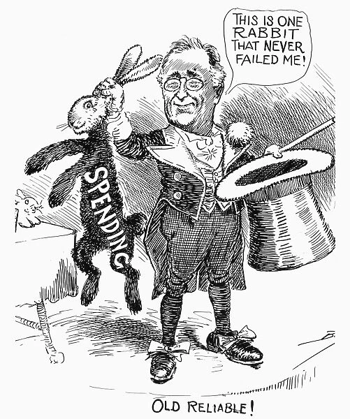 New Deal Cartoon, 1938