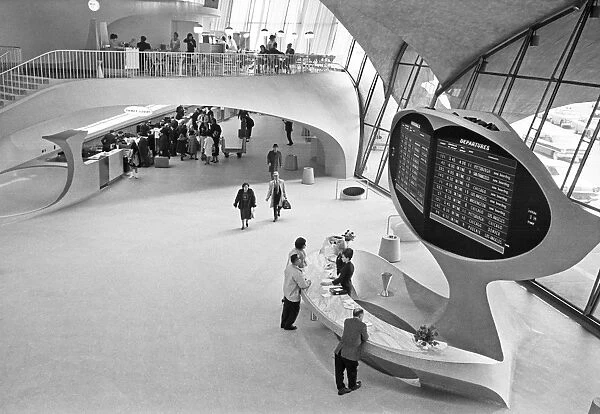 NYC: AIRPORT, 1965. The TWA Flight Center Terminal at John F. Kennedy Airport in Queens, New York
