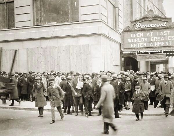 PARAMOUNT THEATRE, 1926. The opening of the Paramount Theatre, Broadway, New York, 1926