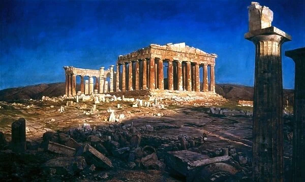 THE PARTHENON. By Frederick Church. Oil on canvas, 1871