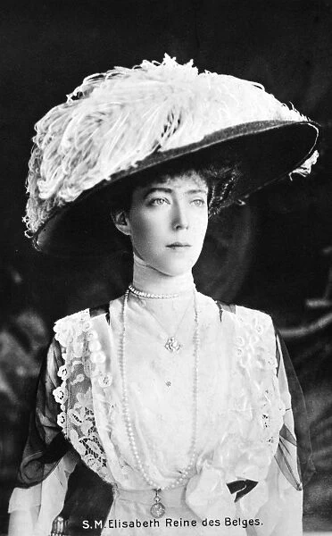 QUEEN ELISABETH (1876-1965). Queen of the Belgians, 1909-1934