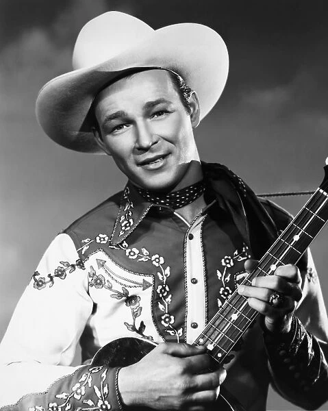 ROY ROGERS (1912-1998). NÔÇÜ Leonard Slye. American singing cowboy actor. From one of his many Republic Pictures