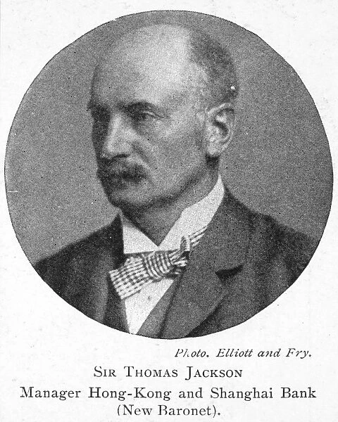 SIR THOMAS JACKSON (1841-1915). English banker. Photographed c1902