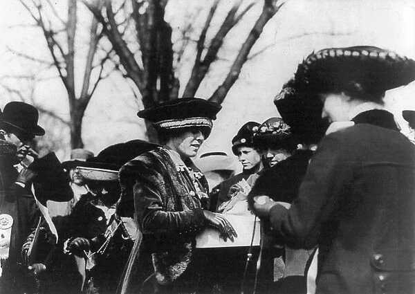 SUFFRAGETTES, 1913. American suffragette Mrs. Richard Burleson (nee Jane Walker)
