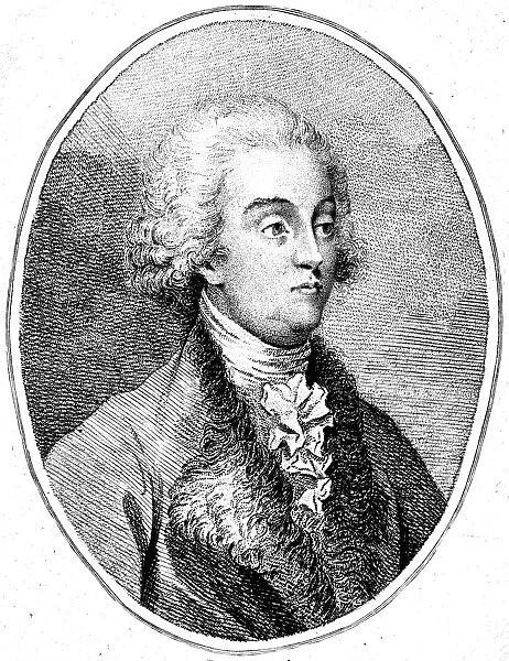 THOMAS DAY (1748-1789). English writer. Stipple engraving, English, 1794