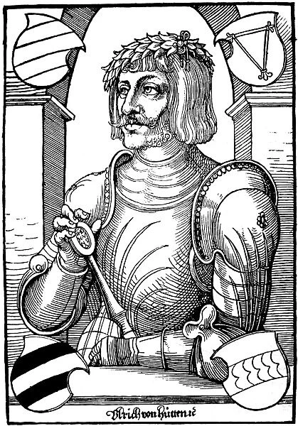 ULRICH von HUTTEN (1488-1523). German nobleman and humanist