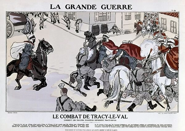WORLD WAR I: FRENCH POSTER. The Great War