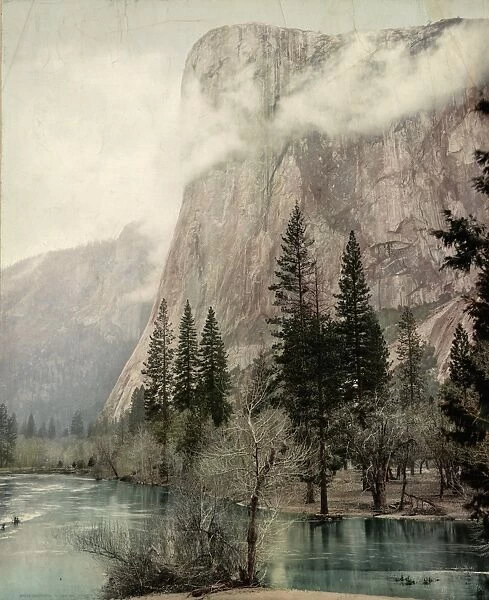 YOSEMITE: EL CAPITAN, c1899. El Capitan rock formation in Yosemite Valley, Yosemite National Park