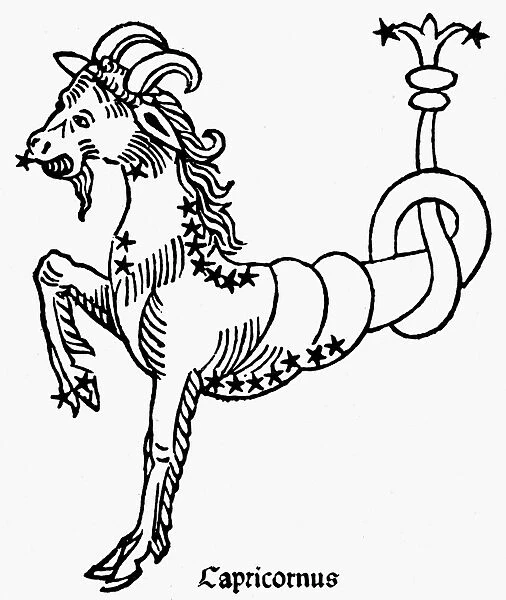 ZODIAC: CAPRICORN, 1482. Capricornus, the Goat